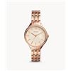 Image 2 : NEW FOSSIL 3 HANDS ROSE-GOLD TONE 36MM MSRP $215