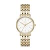 Image 2 : NEW DKNY WHITE DIAL GOLD TONE 36MM MSRP $230