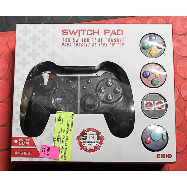 SWITCH PAD WIRELESS CONTROLLER NINTENDO SWITCH