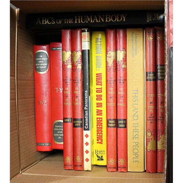 1960'S TO 1980'S READERS DIGEST REFERENCE BOOKS