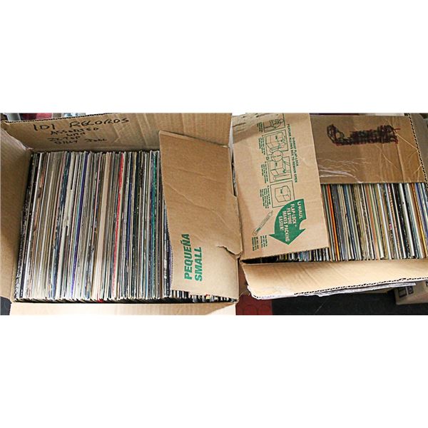 2 BOXES OF ASSORTED RECORDS