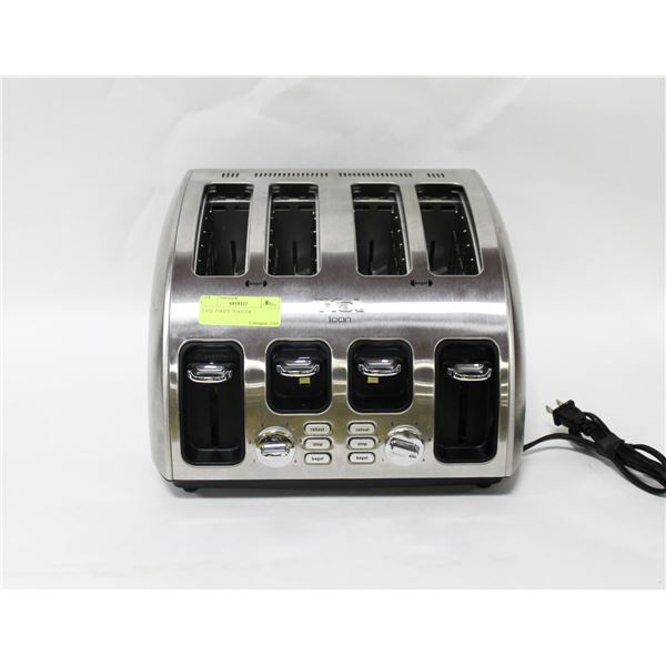 T-FAL 4 SLICE TOASTER