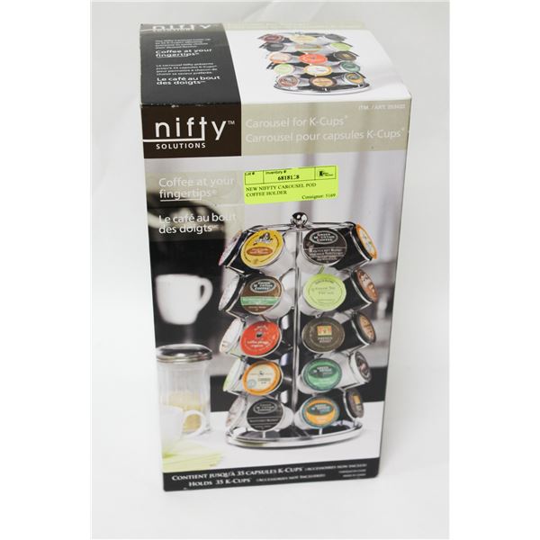 NEW CAROUSEL POD COFFEE HOLDER