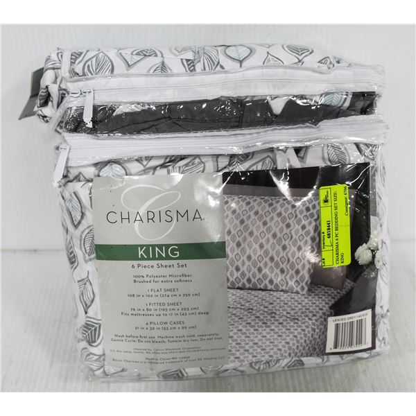 CHARISMA 6 PC BEDDING SET SIZE: KING