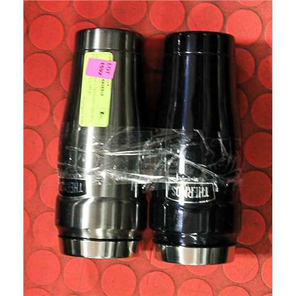 NEW THERMOS STAINLESS TRAVEL COFFEE CUPS 2 PACK