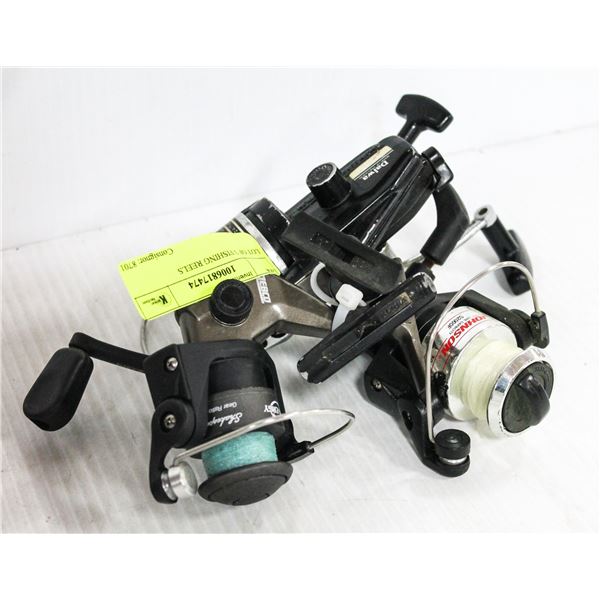 LOT OF 3 FISHING REELS