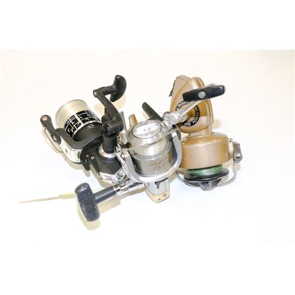 LOT OF 3 FISHING REELS