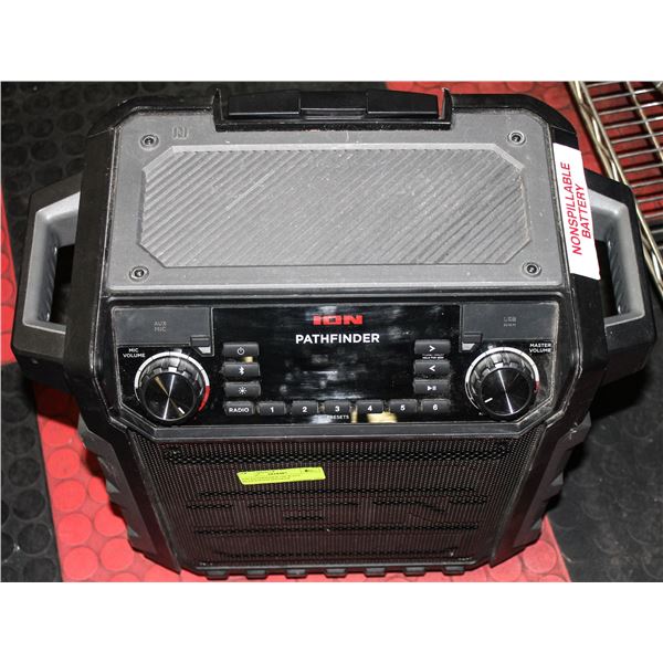 ION PATHFINDER 100 WATT BLUETOOTH SPEAKER