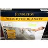 Image 1 : PENDLETON WEIGHTED BLANKET 15 LBS 48" X 72"