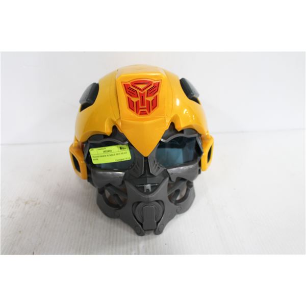 TRANSFORMER BUMBLE BEE HEAD MASK