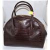 Image 1 : LARGE KATE SPADE CROC SHOULDER BAG 100% LEATHER