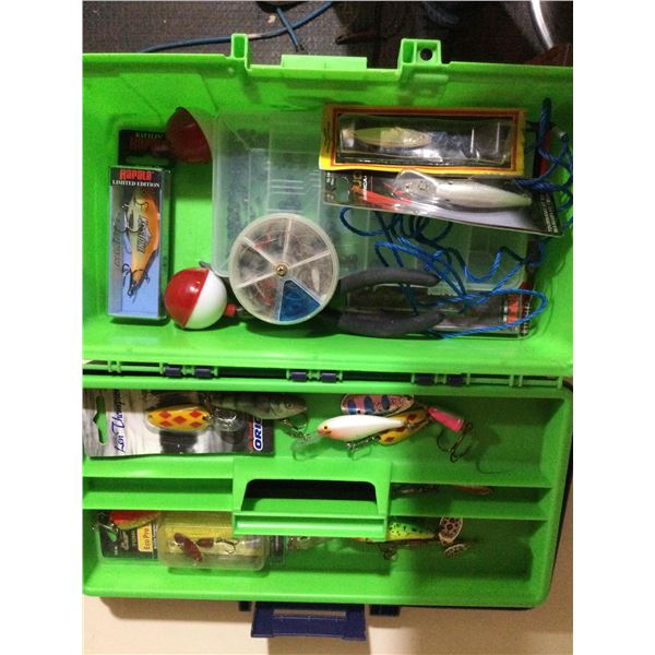 TACKLE BOX WITH CONTENTS