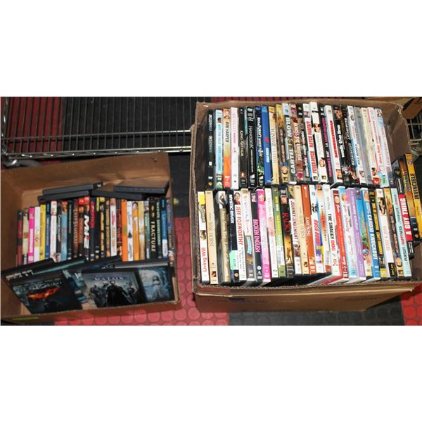 LOT OF 200 DVDS - DISCS ACTION SUPER HERO DRAMA