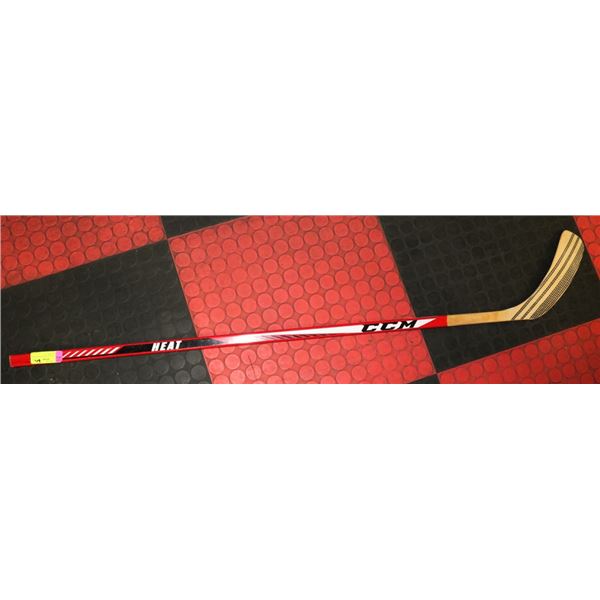 NEW VINTAGE CCM HEAT RH WOOD HOCKEY STICK - 50