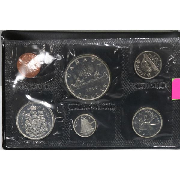 1965 SILVER CANADIAN PROOF COIN SET WITH DOLLAR