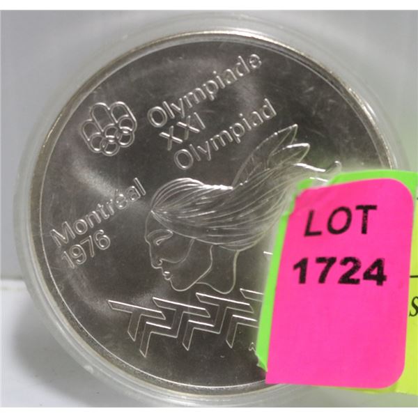 SOLID SILVER 1976 CANADIAN $10 COIN