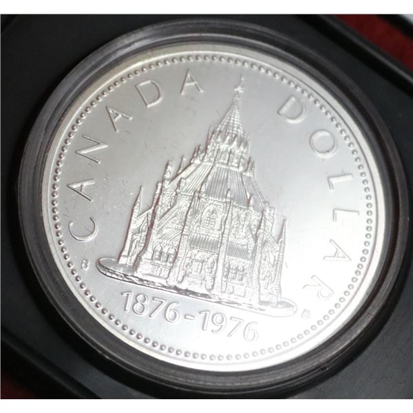 1976 CANADIAN DOLLAR MINT LIBRARY OF PARLIAMENT IN