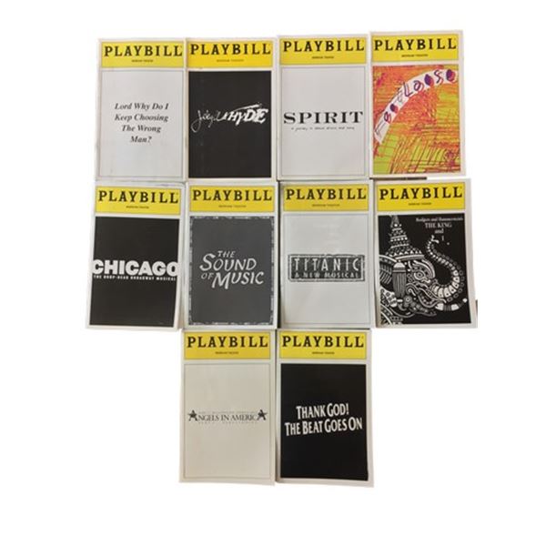 Collection of Playbills