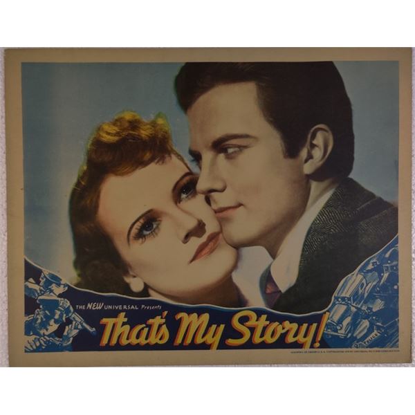 That's My Story! Lobby Card (1937)