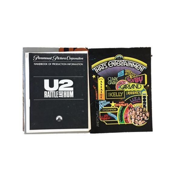 U2 Rattle and Hum/That's Entertainment Press Kits & More