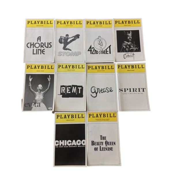 Collection of Playbills
