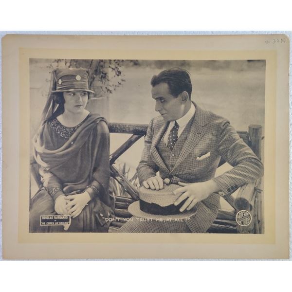 He Comes Up Smiling Lobby Card (1918)