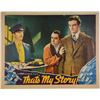 Image 3 : That's My Story! Lobby Card (1937)