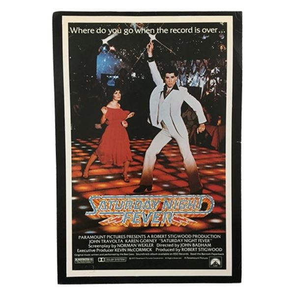 Saturday Night Fever (1977) Window Card Movie Poster