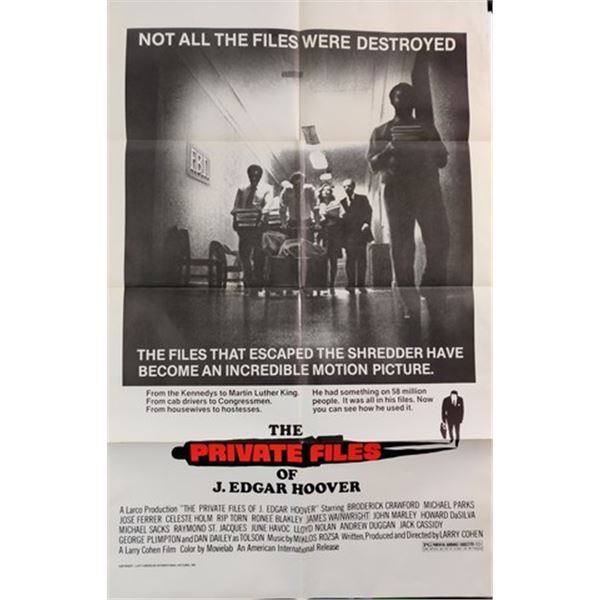 The Private Files of J. Edgar Hoover (1977) Poster