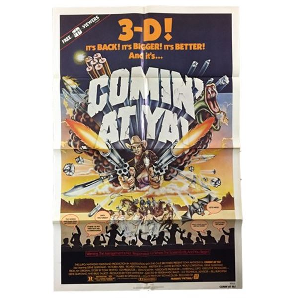 Comin' at Ya! (1981) Litho Movie Poster
