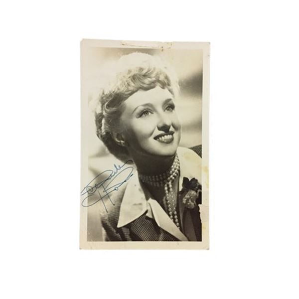 Celeste Holm Signed Postcard (1953)