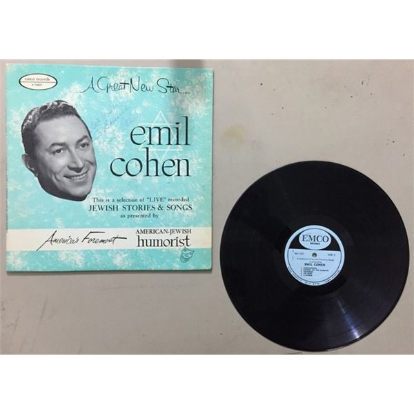 Emil Cohen "A Great New Star" (1958) Signed Vinyl