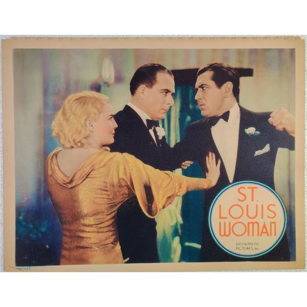 St. Louis Woman Lobby Card (1934)