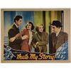 Image 4 : That's My Story! Lobby Card (1937)