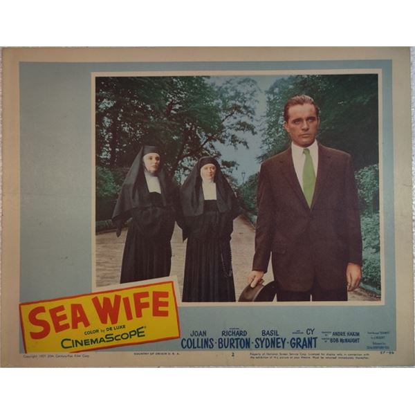 Sea Wife Lobby Card (1957)