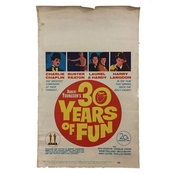 30 Years of Fun (1975) Window Card