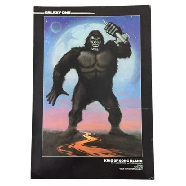 King of Kong Island (1968) Window Card