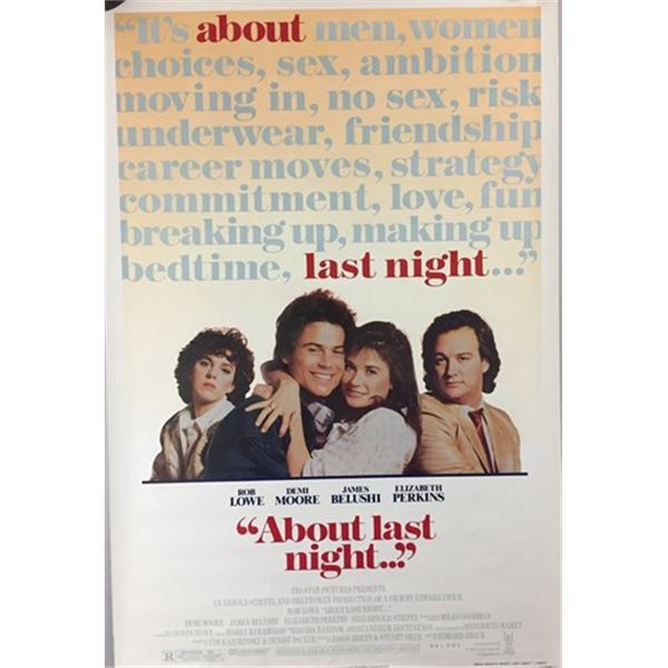 About Last Night (1986) Movie Poster