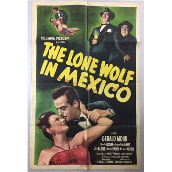 The Lone Wolf in Mexico (1947) Litho Poster