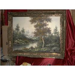 Large Oil on Canvas by Carlo Tedeschi #1697787