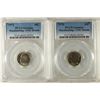 Image 1 : 2-PCGS ROOSEVELT DIMES 1970 & 1971 GENUINE UNC