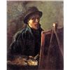 Image 1 : Van Gogh - Self-Portrait With Dark Felt Hat At The Easel