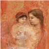 Image 2 : "Thai Family" Limited Edition Lithograph by Edna Hibel (1917-2014), Numbered and