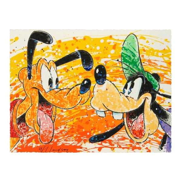"Twosome" Disney Limited Edition Serigraph by David Willardson, Numbered and Han