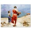 Image 1 : Pino (1939-2010), "Summer Retreat" Artist Embellished Limited Edition on Canvas,