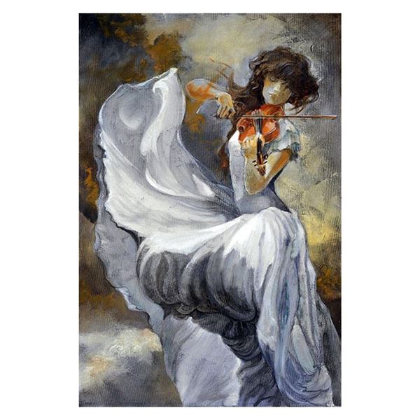 Lena Sotskova, "Moonlight" Hand Signed, Artist Embellished Limited Edition Gicle