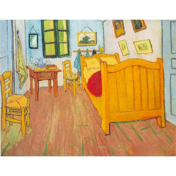 Van Gogh - The Bedroom In Arles. Saint-Remy