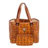 Image 1 : MCM Cognac Large Shopper Tote Bag