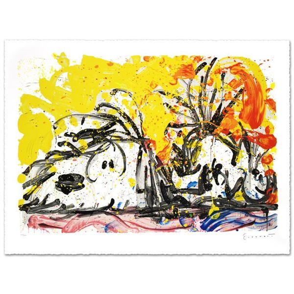  Blow Dry  Limited Edition Hand Pulled Original Lithograph (37  x 25.5 ) by Reno