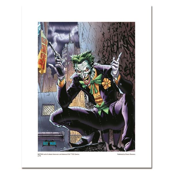 "Joker" Numbered Limited Edition Giclee from DC Comics & Jim Lee with COA